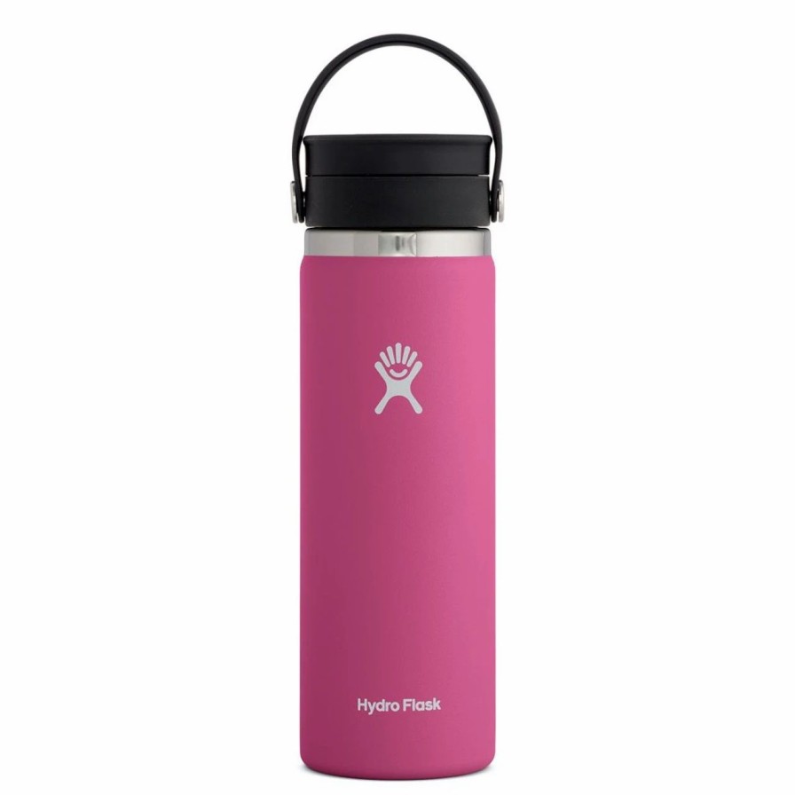 Bottles * | Hydro Flask 20 Oz Wide Mouth Bottle With Flex Sip Lid Carnation