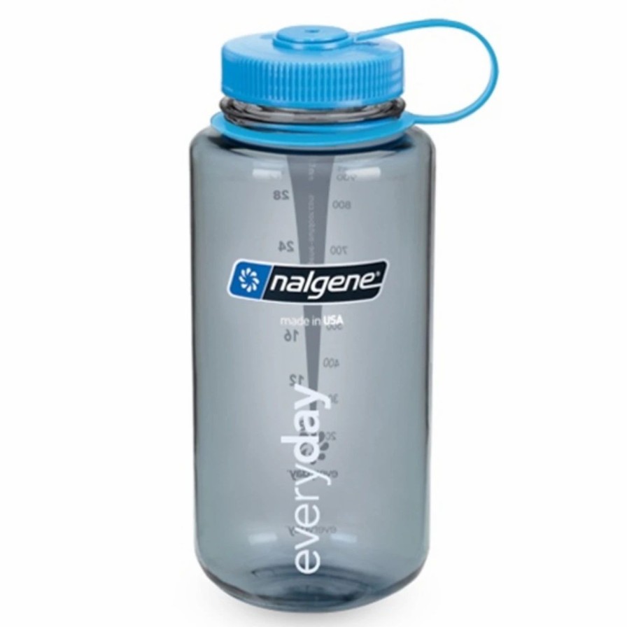 Bottles * | Nalgene Wide Mouth Water Bottle Gray