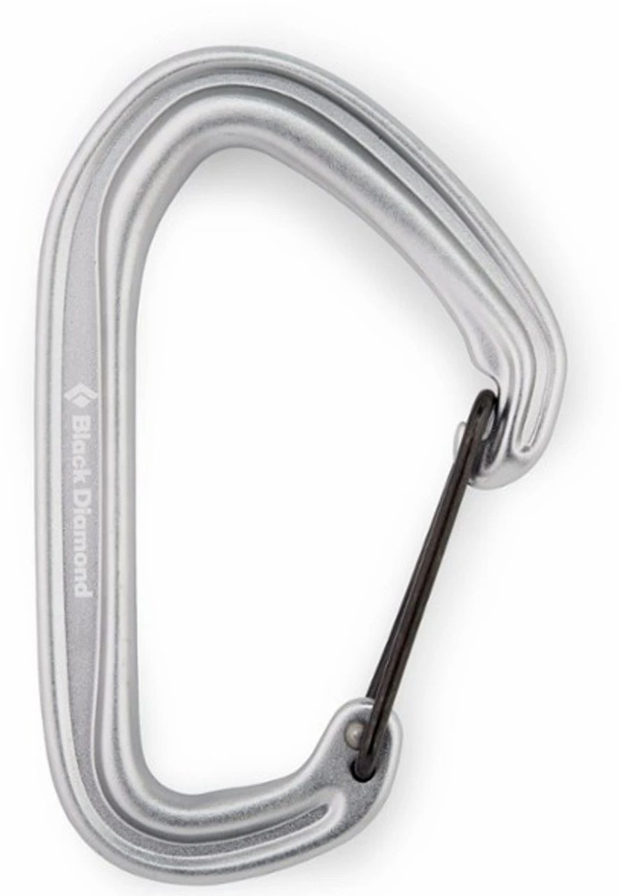 Rock And Snow * | Black Diamond Hotwire Carabiner Light Gray