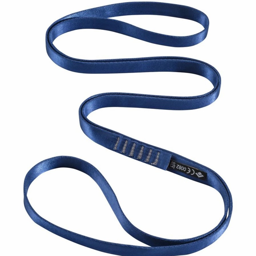 Rock And Snow * | Black Diamond 18 Mm Nylon Runner 120 Cm Blue