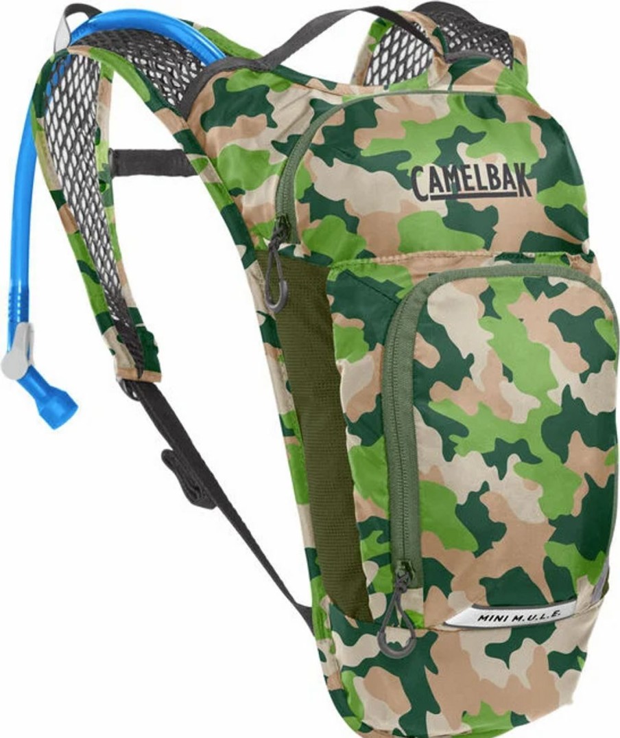 Backpacks * | Camelbak Kids' Mini M.U.L.E. 50 Oz Hydration Pack Camo