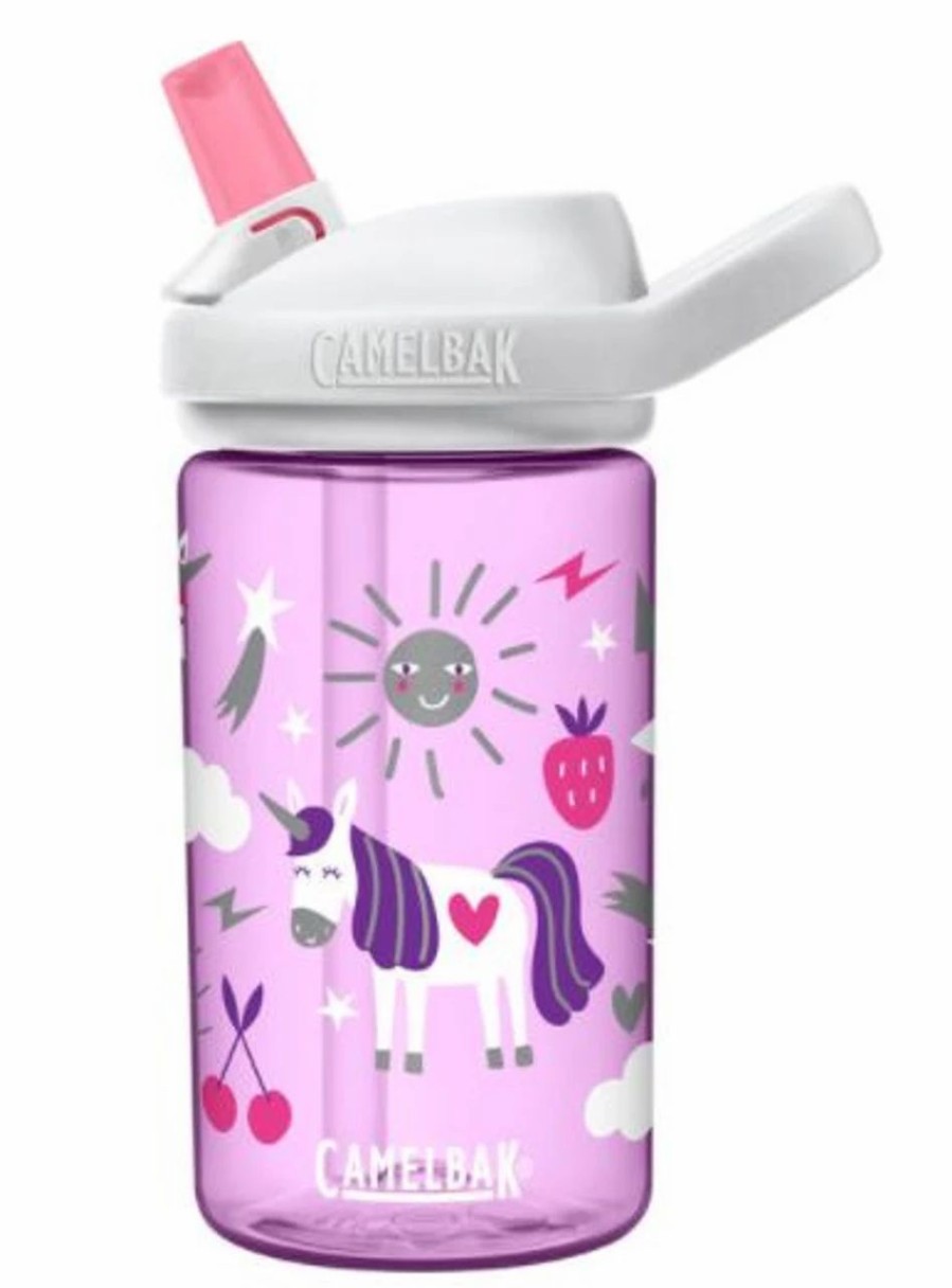 Bottles * | Camelbak Eddy+ Kid'S 14Oz Bottle W/Tritan Renew Unicorn Party