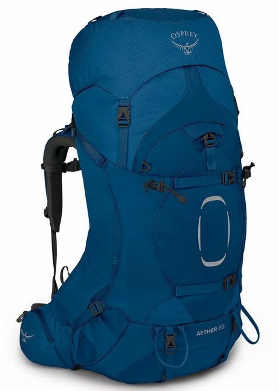 Backpacks * | Osprey Aether 65 S/M Deep Water Blue