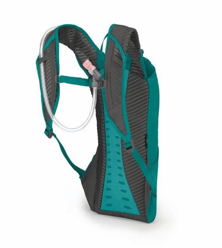 Backpacks * | Osprey Women'S Kitsuma 3 Mountain Biking Hydration Backpack Teal Reef (Past Season)