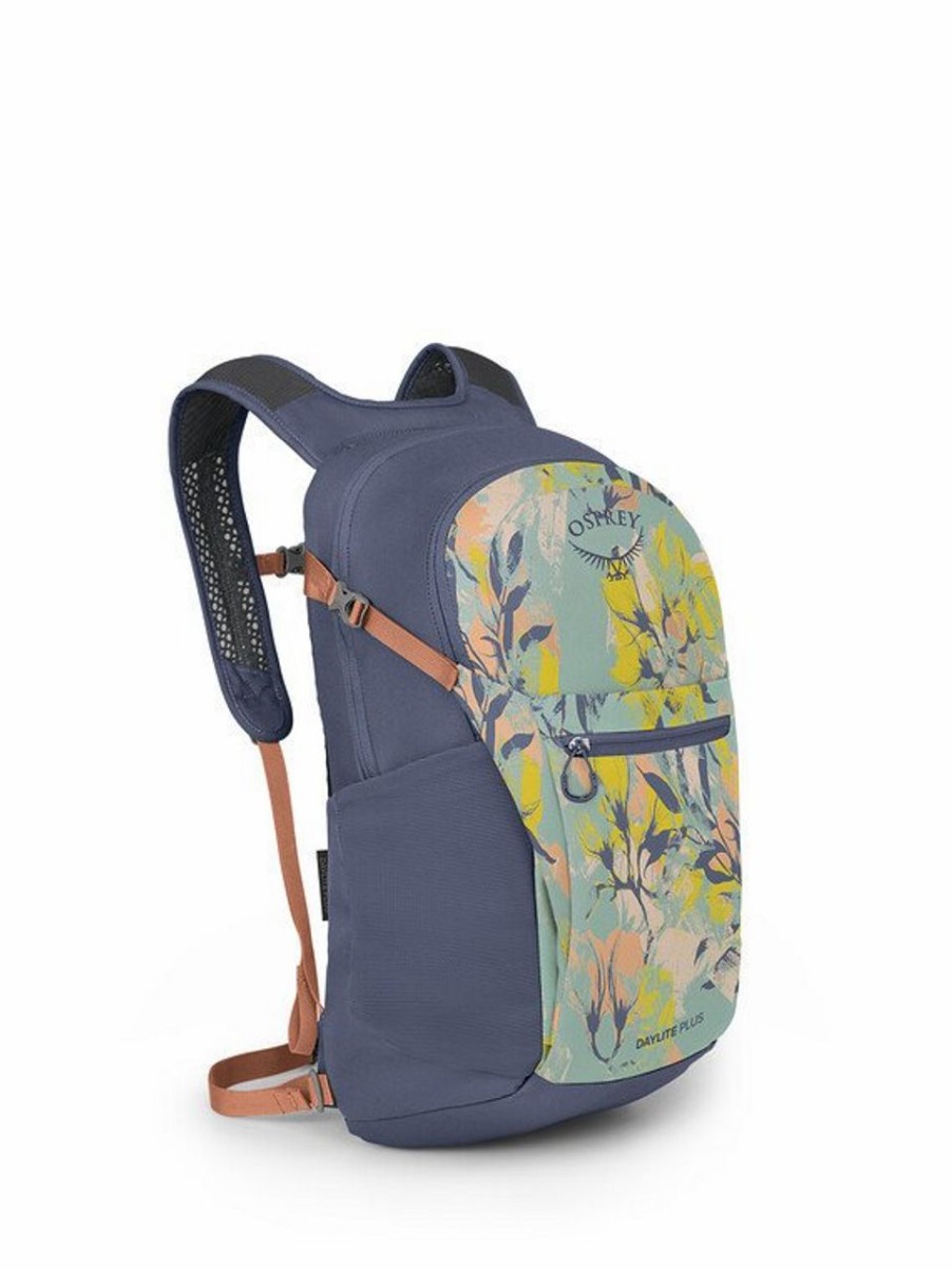 Backpacks * | Osprey Daylite Plus Backpack Magnolia Print/Jubilee Blue