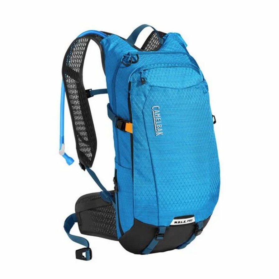 Backpacks * | Camelbak Men'S M.U.L.E. Pro 14 100Oz Hydration Pack Ibiza Blue/Orange