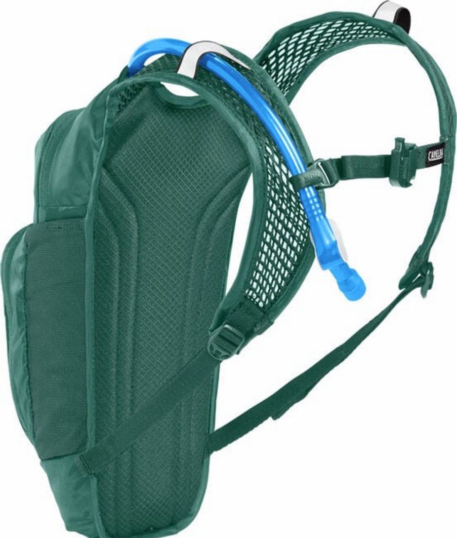 Backpacks * | Camelbak Kids' Mini M.U.L.E. 50 Oz Hydration Pack Green/Mountains