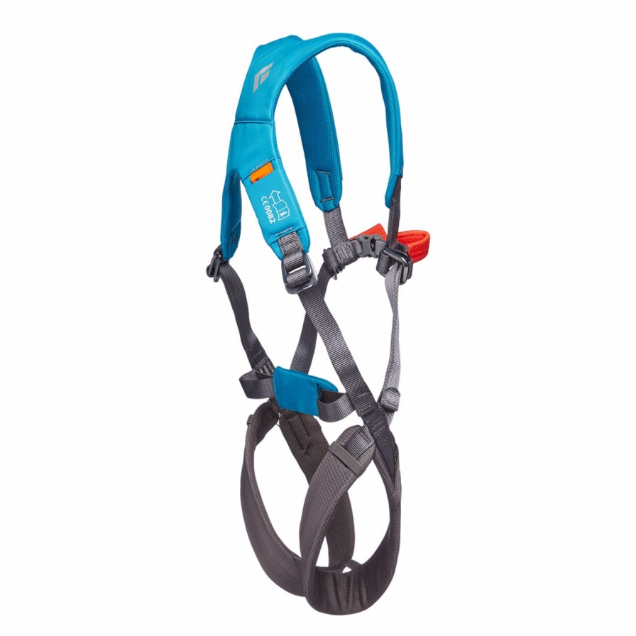 Rock And Snow * | Black Diamond Kids' Full Body Momentum Harness Azul