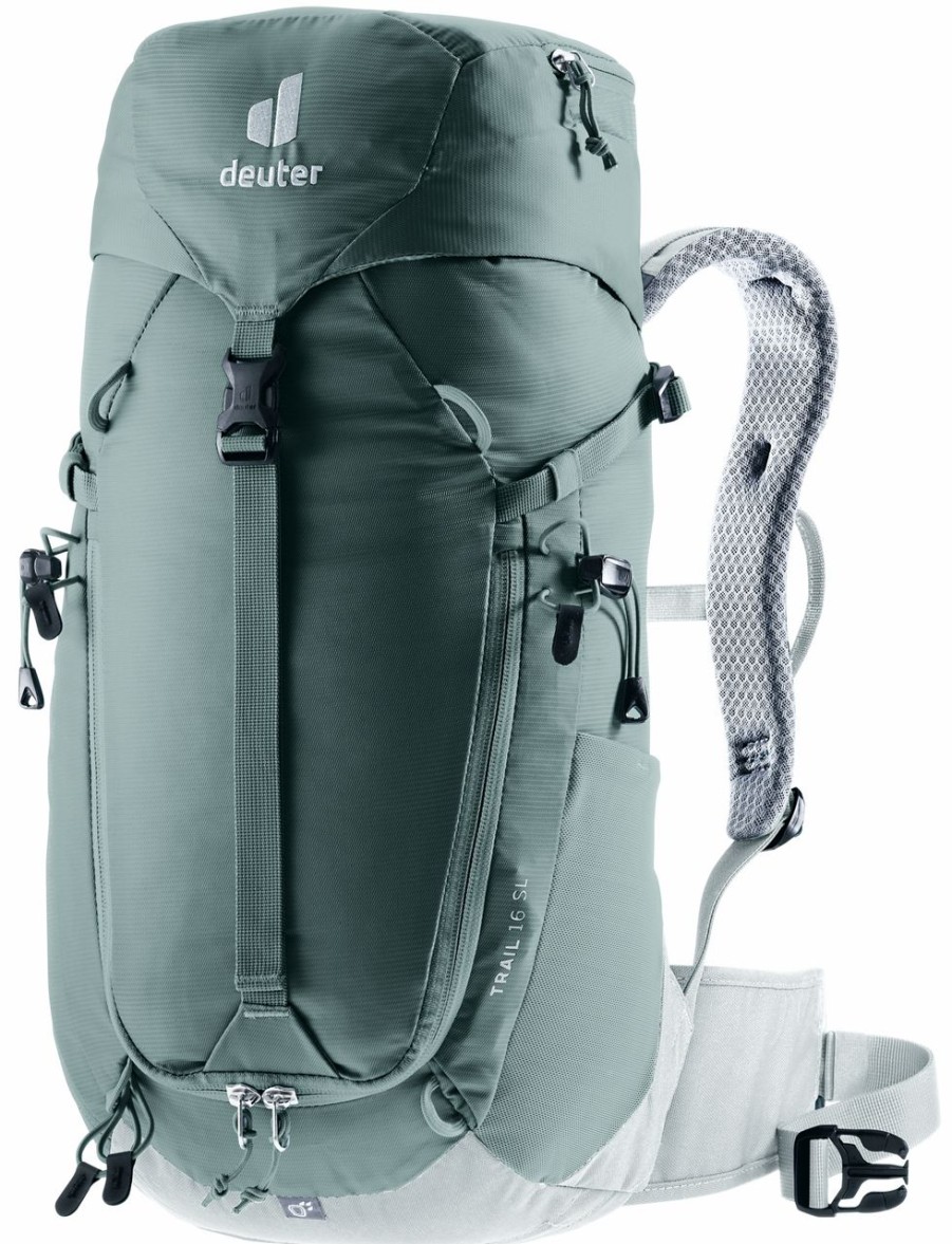 Backpacks * | Deuter Women'S Trail 16 Sl Backpack Teal/Tin