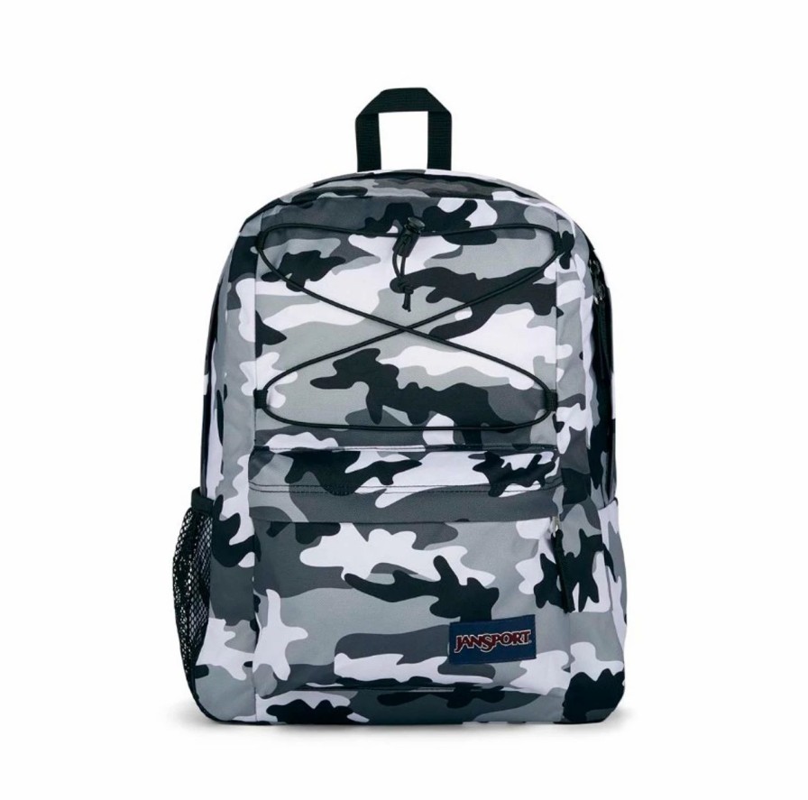 Backpacks * | Jansport Flex Pack Backpack Buckshot Black Camo