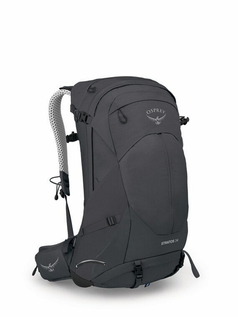 Backpacks * | Osprey Stratos 34 Backpack Tunnel Vision Grey