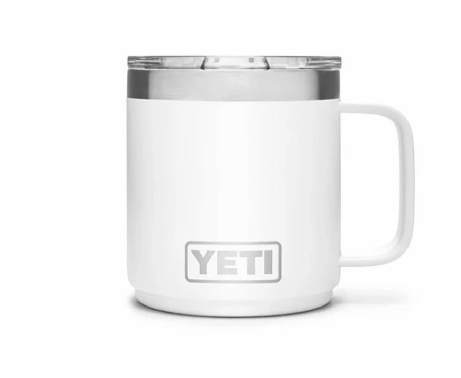 Bottles * | Yeti Rambler 10 Oz Stackable Mug With Magslider Lid White