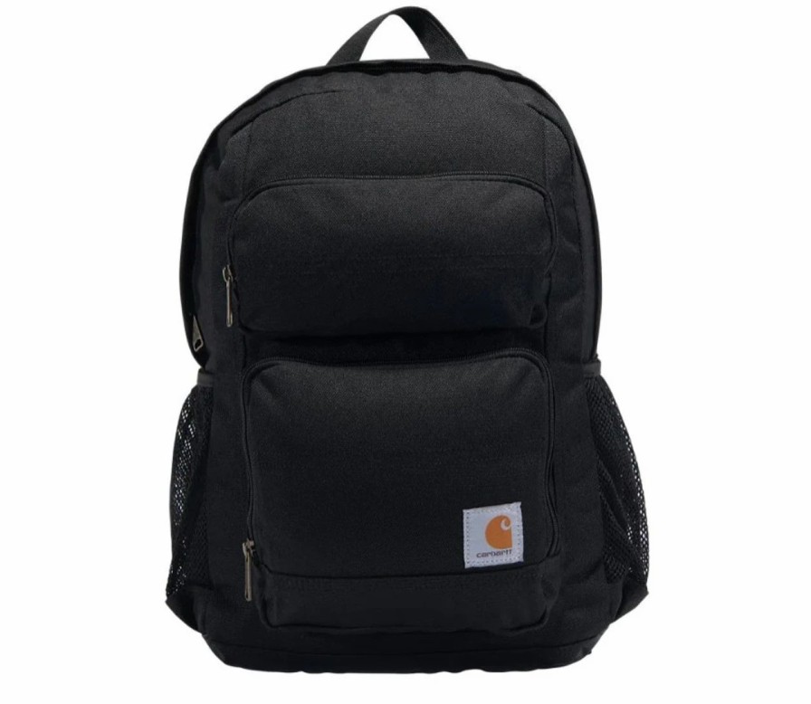 Backpacks * | Carhartt Men'S Single-Compartment Backpack 27L Black