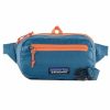 Backpacks * | Patagonia Ultralight Black Hole Mini Hip Pack 1L Bag Wavy Blue