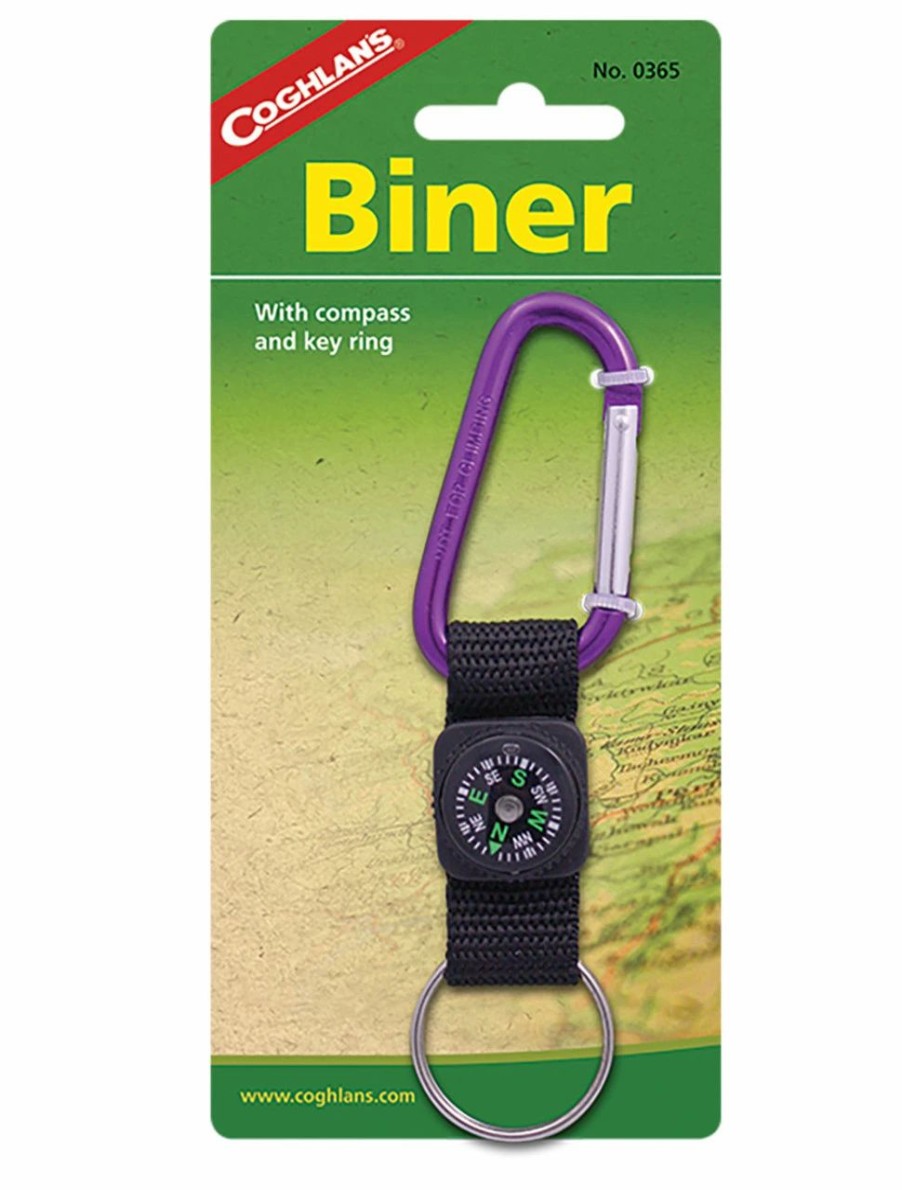 Rock And Snow * | Coghlans Biner With Compass And Keyring Assorted