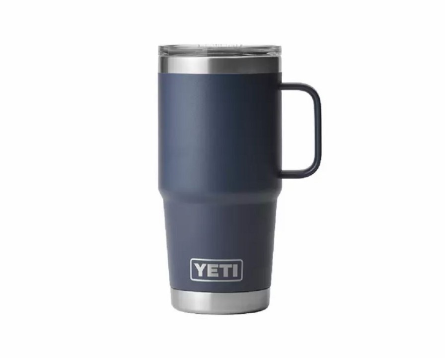 Bottles * | Yeti Rambler 20 Oz Travel Mug With Stronghold Lid Navy