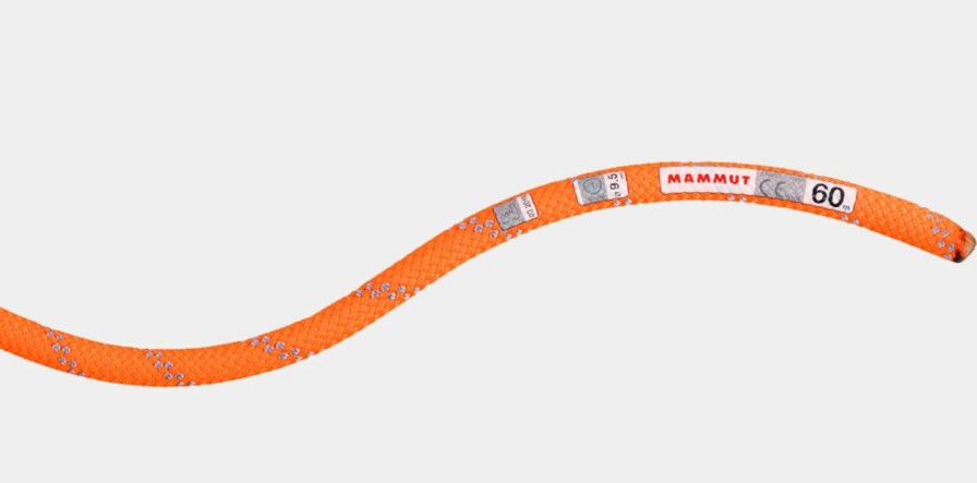 Rock And Snow * | Mammut 9.5 Alpine Dry Rope (60M) Saftey Orange-Zen