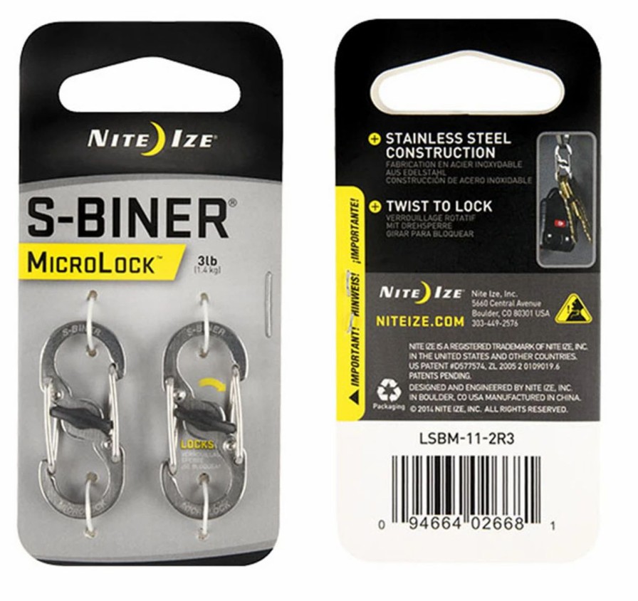 Rock And Snow * | Nite Ize S-Biner Microlock Stainless N/A