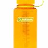 Bottles * | Nalgene Wide Mouth Sustain Water Bottle (32Oz) Orange