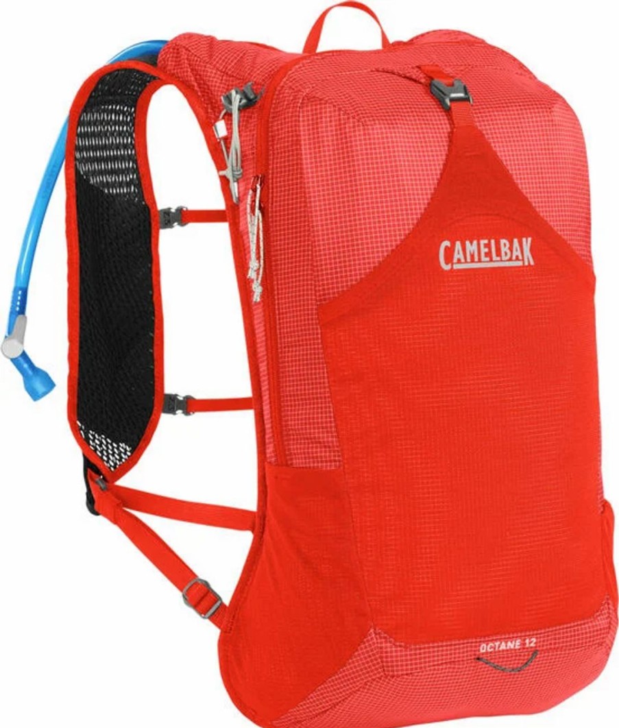 Backpacks * | Camelbak Octane 12 Hydration Hiking Pack With Fusion 2L Reservoir Red Poppy/Vapor