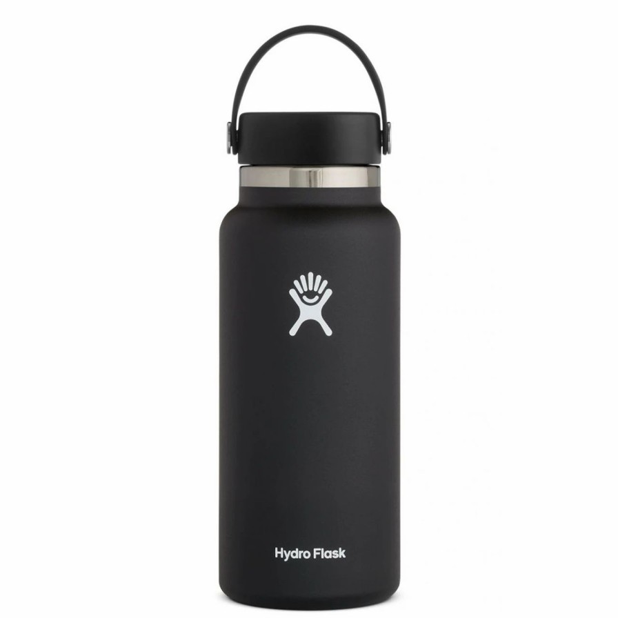 Bottles * | Hydro Flask 32 Oz Wide Mouth Bottle Black