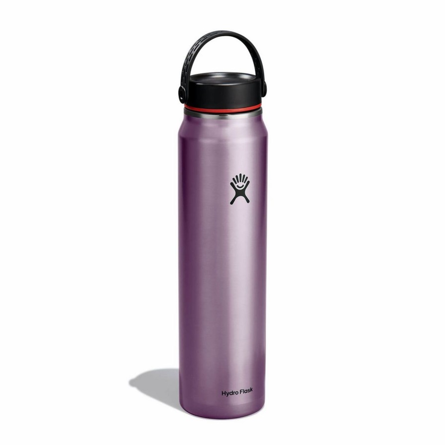 Bottles * | Hydro Flask 40 Oz Lightweight Wide Mouth Trail Series Bottle Amethyst