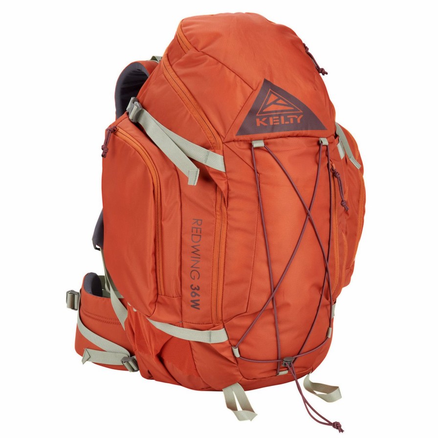 Backpacks * | Kelty Women'S Redwing 36 Backpack Cinnamon Stick/Iceberg Green