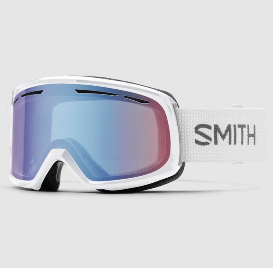 Rock And Snow * | Smith Drift Goggles White/Blue Sensor Mirror