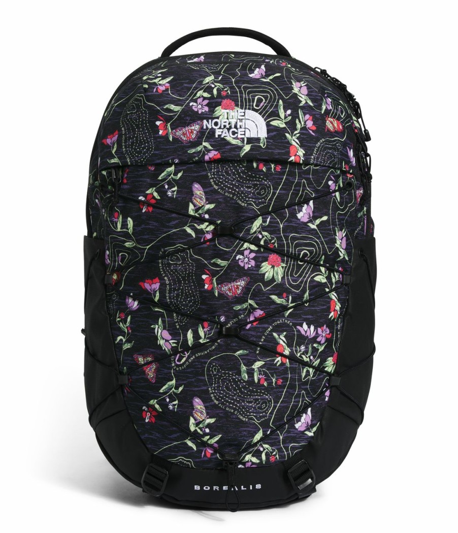 Backpacks * | The North Face Women'S Borealis Backpack Tnf Black Iw Print/Tnf Black