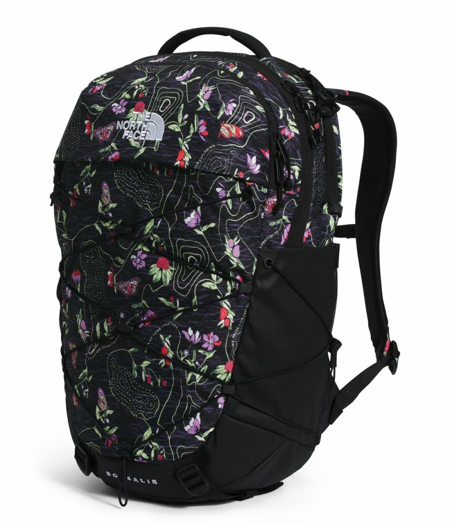 Backpacks * | The North Face Women'S Borealis Backpack Tnf Black Iw Print/Tnf Black