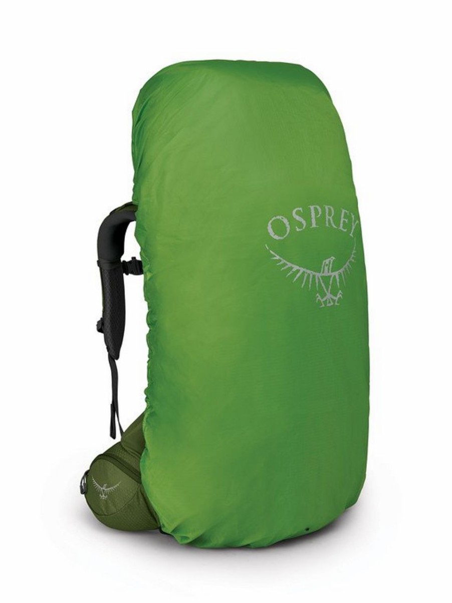 Backpacks * | Osprey Men'S Aether 55 Backpack L/Xl Garlic Mustard Green