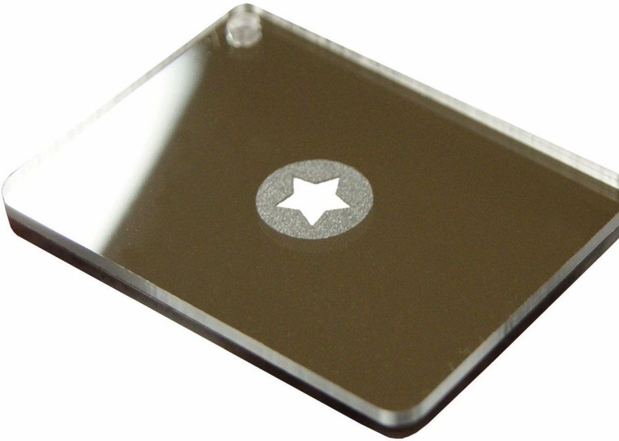 First Aid & Emergency * | Aob Products Co Starflash Micro Signal Mirror Clear