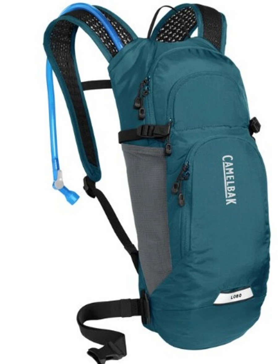 Backpacks * | Camelbak Lobo 9 Hydration Pack Moroccan Blue/Black