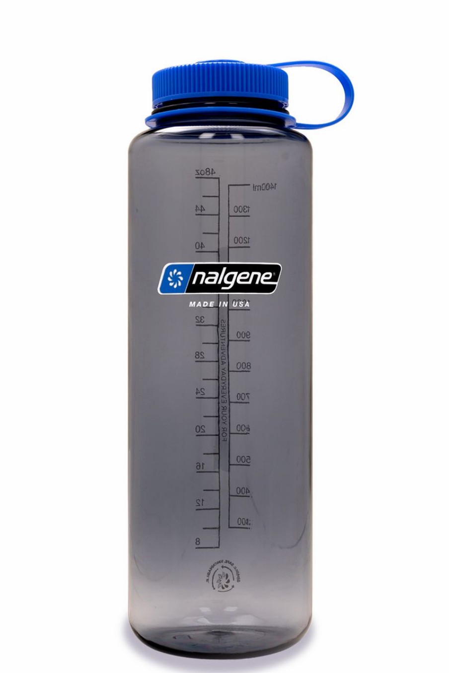 Bottles * | Nalgene 48Oz Wide Mouth Sustain Silo Bottle Gray