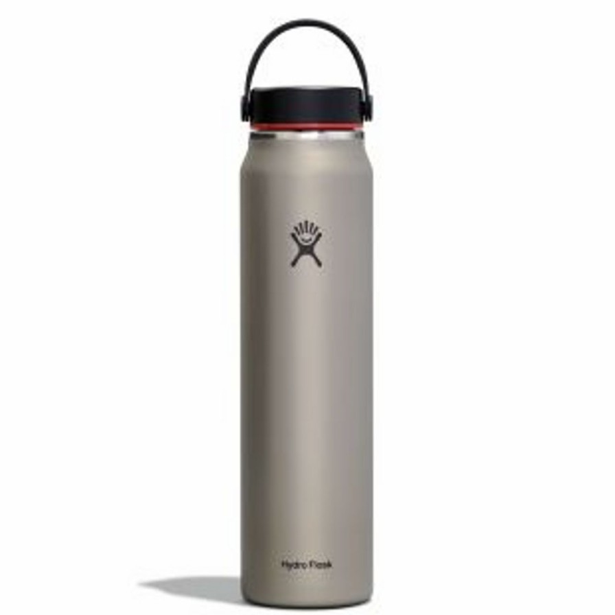 Bottles * | Hydro Flask 40 Oz Lightweight Wide Mouth Trail Series Bottle Slate