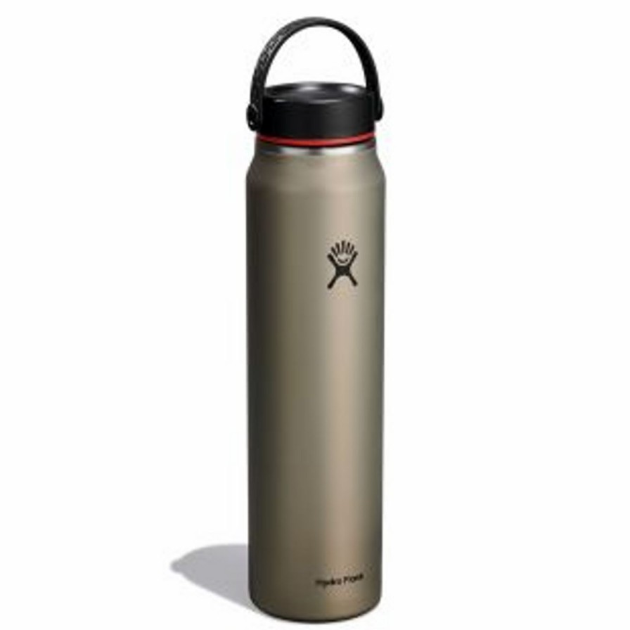 Bottles * | Hydro Flask 40 Oz Lightweight Wide Mouth Trail Series Bottle Slate