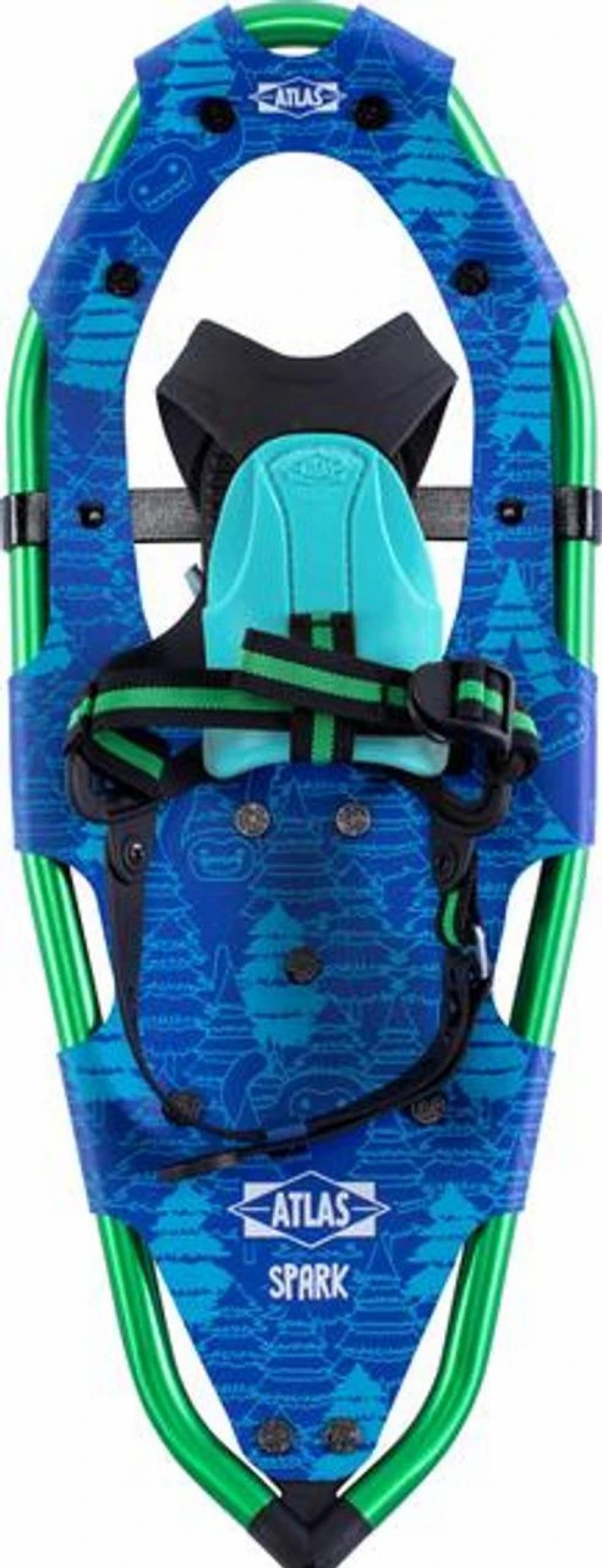 Rock And Snow * | Atlas Youth Spark 20 Snowshoes Blue