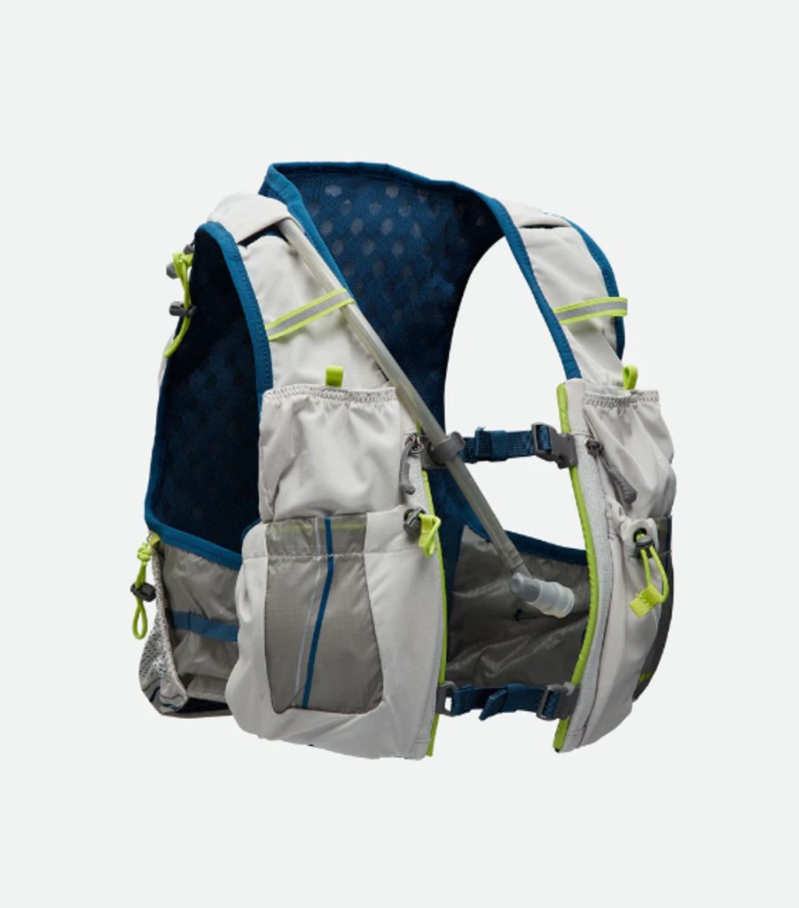 Backpacks * | Nathan Vapor Airess 2.0 7 Liter Women'S Hydration Pack Vapor Grey/Finish Lime