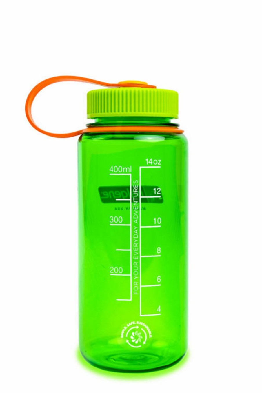 Bottles * | Nalgene 16 Oz Wide Mouth Sustain Water Bottle Melon Ball