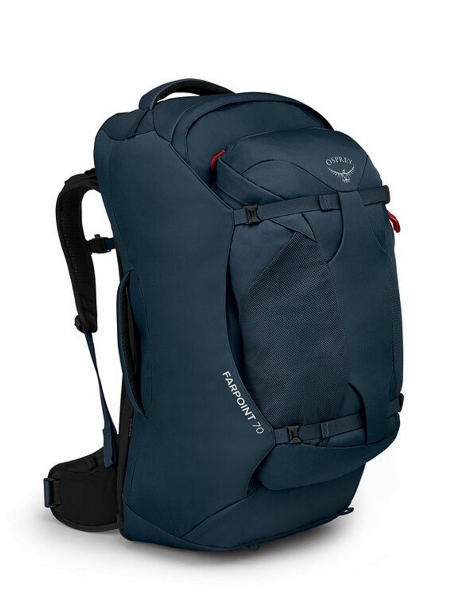 Backpacks * | Osprey Men'S Farpoint 70 Backpack Muted Space Blue