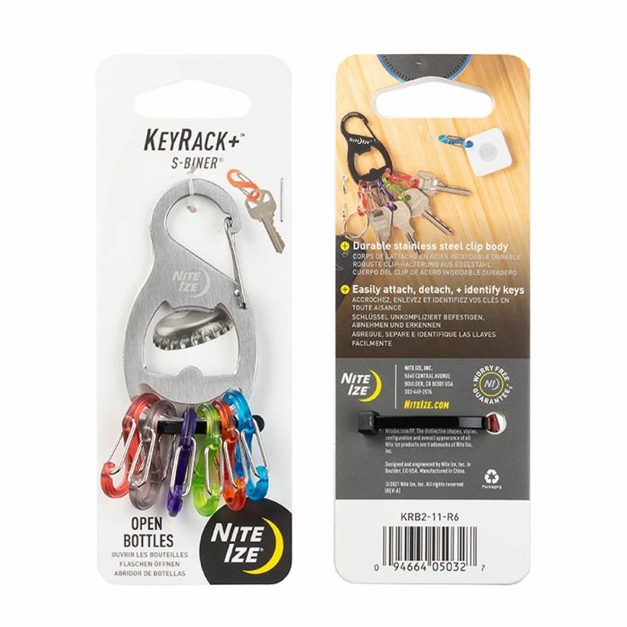 Rock And Snow * | Nite Ize Keyrack And S-Biner Stainless