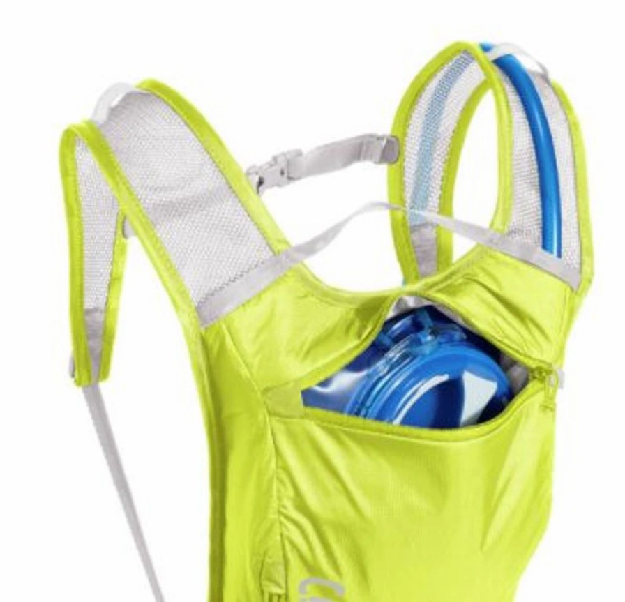 Backpacks * | Camelbak Classic Light 70Oz. Hydration Pack Safety Yellow/Silver