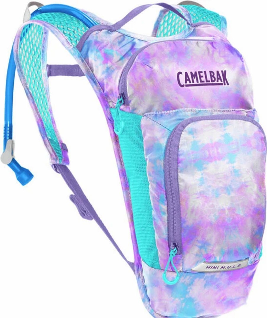 Backpacks * | Camelbak Kids' Mini M.U.L.E. 50 Oz Hydration Pack Tie Dye/Pink