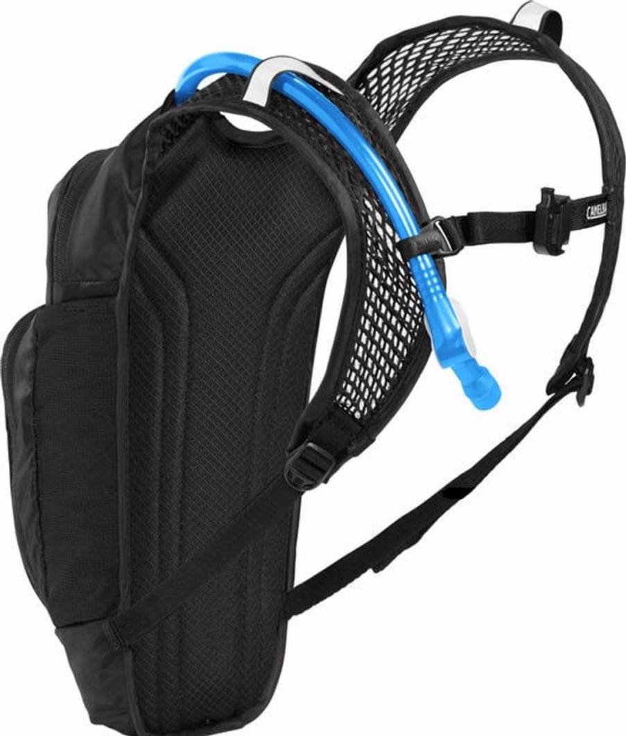 Backpacks * | Camelbak Kids' Mini M.U.L.E. 50 Oz Hydration Pack Black/Flames