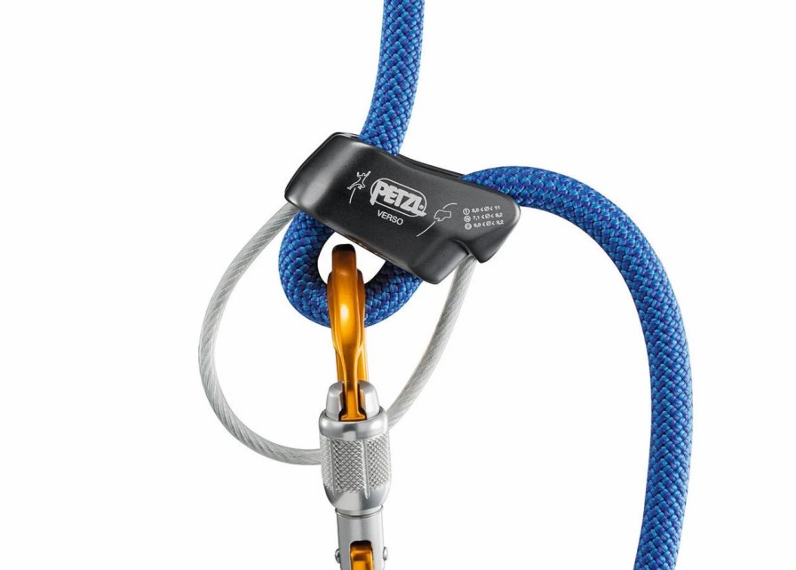 Rock And Snow * | Petzl Verso Belay Device Green