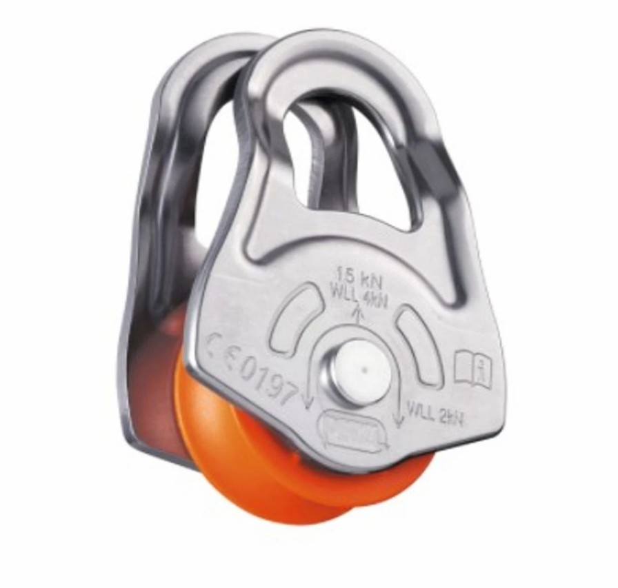 Rock And Snow * | Petzl Oscillante Pulley Grey