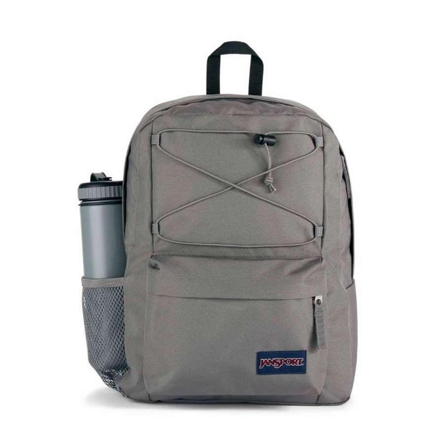 Backpacks * | Jansport Flex Pack Backpack Graphite Grey