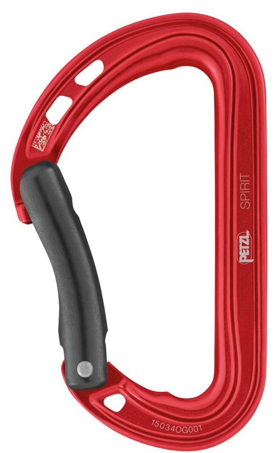 Rock And Snow * | Petzl Spirit Bent Carabiner Red