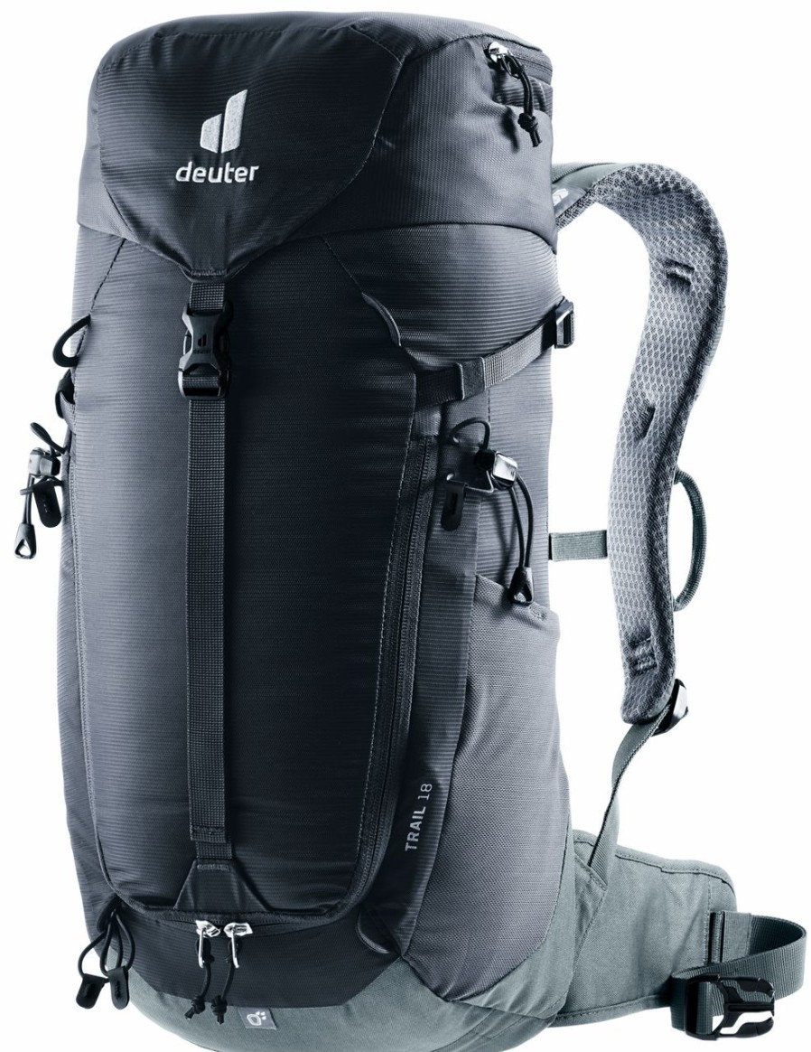 Backpacks * | Deuter Trail 18 Backpack Black/Shale