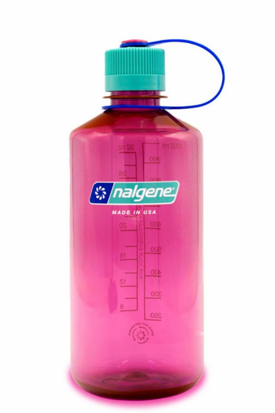 Bottles * | Nalgene 32Oz Narrow Mouth Sustain Water Bottle Electric Magenta